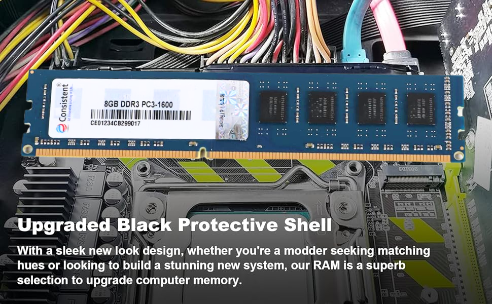Consistent 8GB DDR3 Desktop RAM,1600MHz